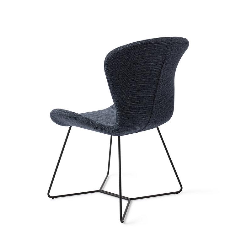 Jesper Home Moji Mystic Marine Dining Chair - Beehive Black