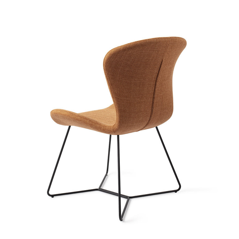 Jesper Home Moji Flax and Hay Dining Chair - Beehive Black