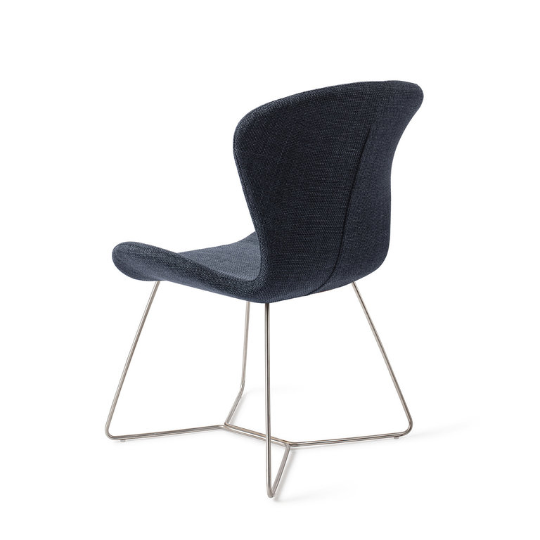 Jesper Home Moji Mystic Marine Dining Chair - Beehive Steel