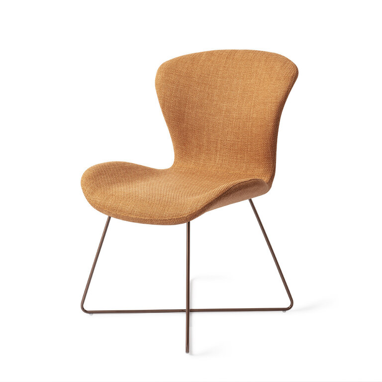 Jesper Home Moji Flax and Hay Dining Chair - Cross Rose
