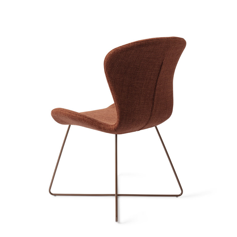 Jesper Home Moji Dining Chair - Happy Hazel, Cross Rose