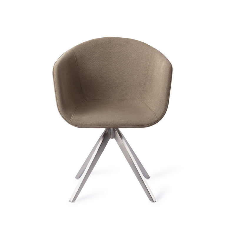 Jesper Home Yuni Mochachacha Dining Chair - Turn Steel