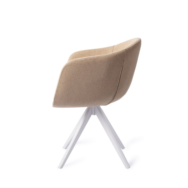 Jesper Home Yuni Barely Blush Dining Chair - Turn White