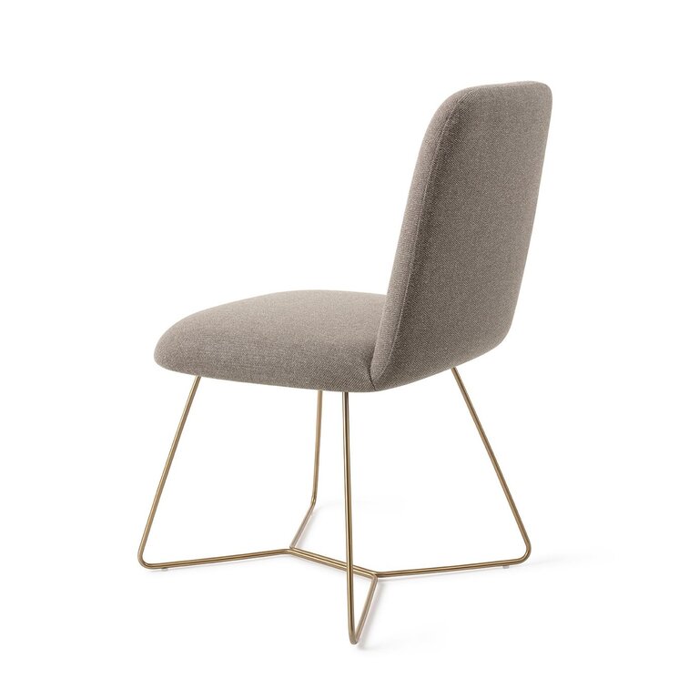 Jesper Home Taiwa Foggy Fusion Dining Chair - Beehive Gold
