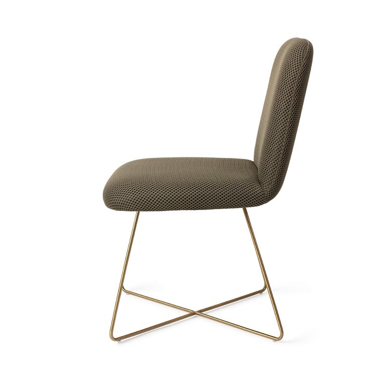 Jesper Home Taiwa Jungle Jewel Dining Chair - Cross Gold