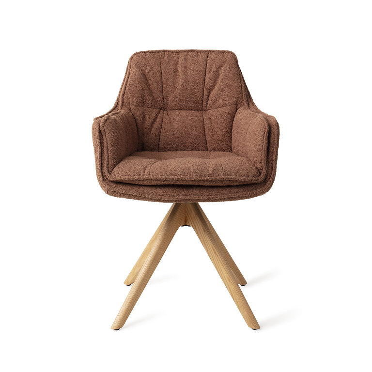 Jesper Home Akune Acajou Dining Chair - Revolve Oak Natural