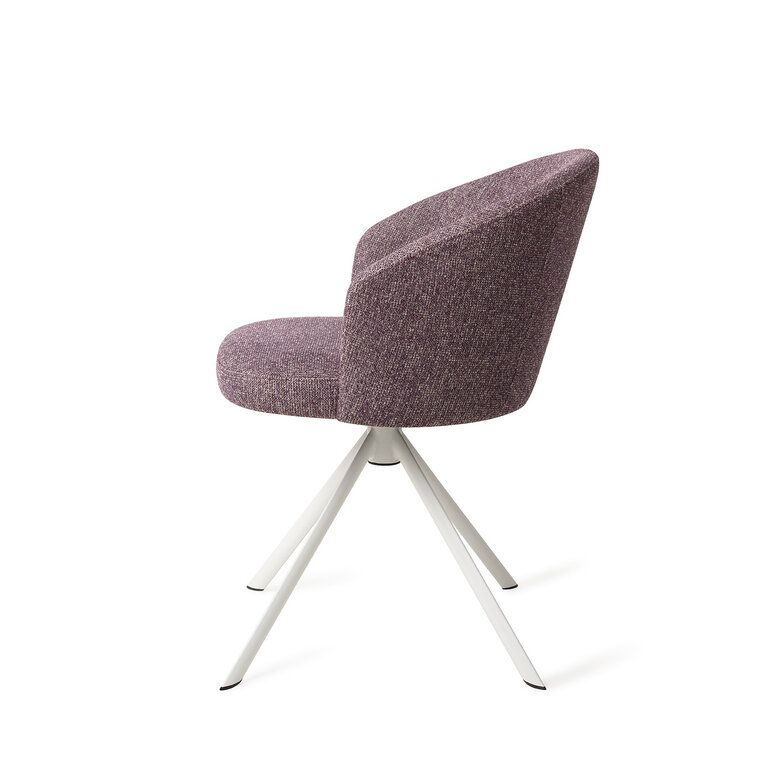 Jesper Home Niimi Perfect Plum Dining Chair - Revolve White