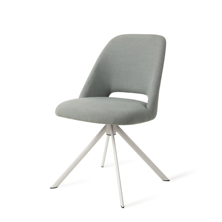 Jesper Home Sasue Sure Azure Dining Chair - Revolve White