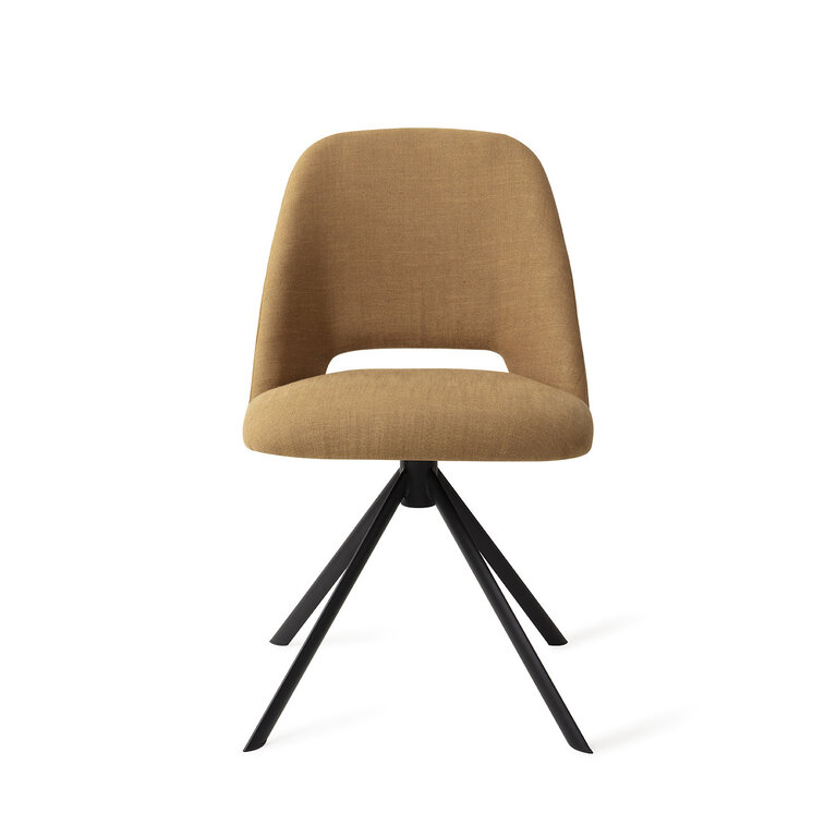 Jesper Home Sasue Oh My Ochre Dining Chair - Revolve Black