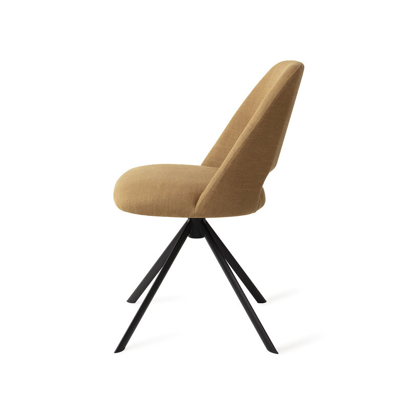 Jesper Home Sasue Oh My Ochre Dining Chair - Revolve Black