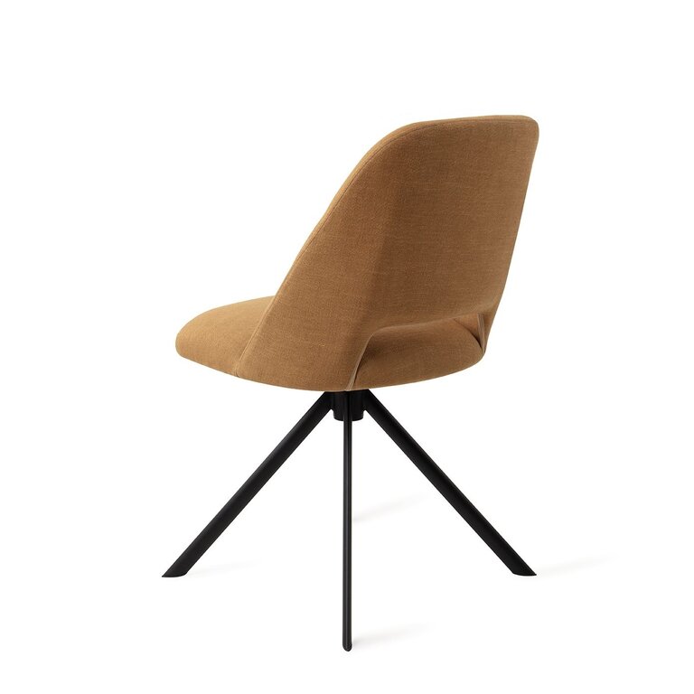 Jesper Home Sasue Oh My Ochre Dining Chair - Revolve Black