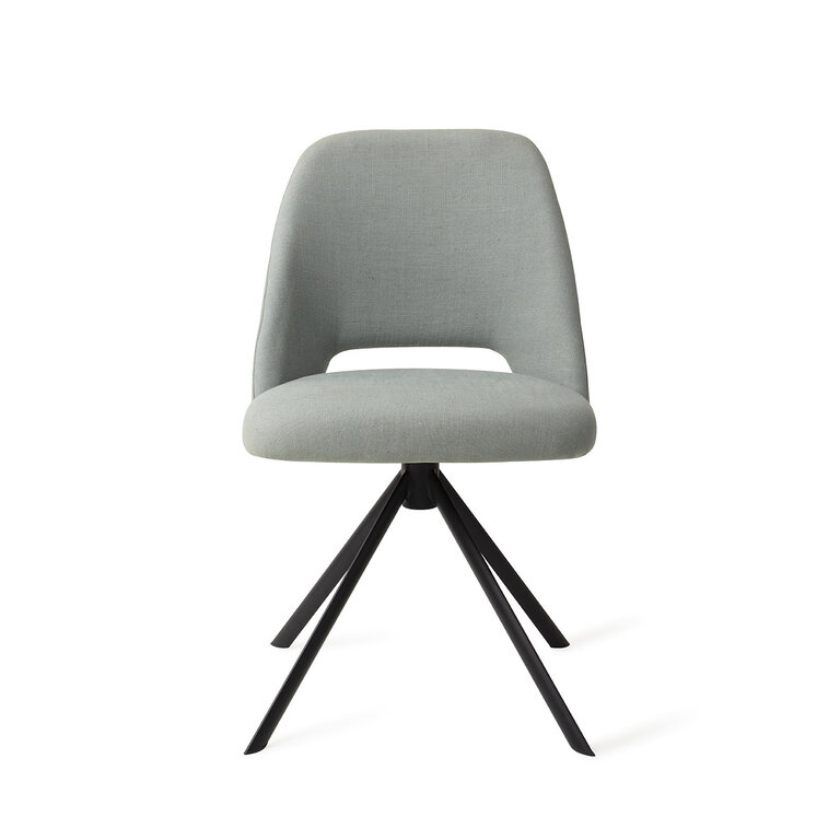 Jesper Home Sasue Sure Azure Dining Chair - Revolve Black