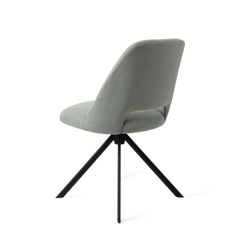 Jesper Home Sasue Sure Azure Dining Chair - Revolve Black