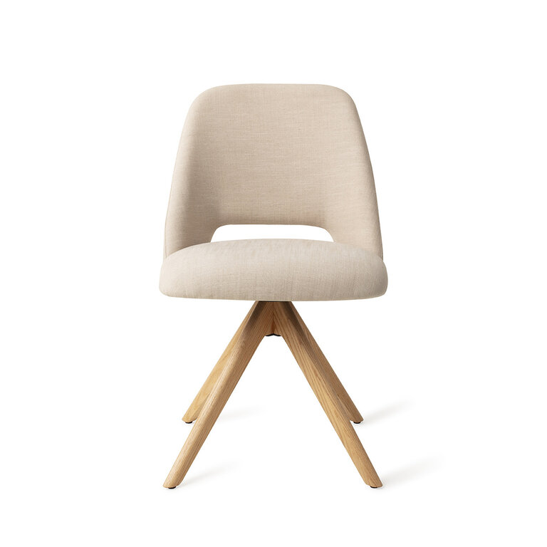 Jesper Home Sasue Ecru Through and Through Esszimmerstuhl - Revolve Oak Natural