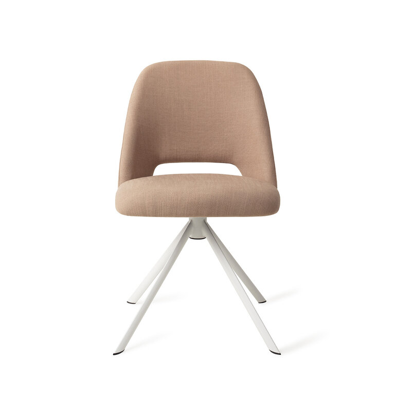 Jesper Home Sasue Luster Liver Dining Chair - Revolve White