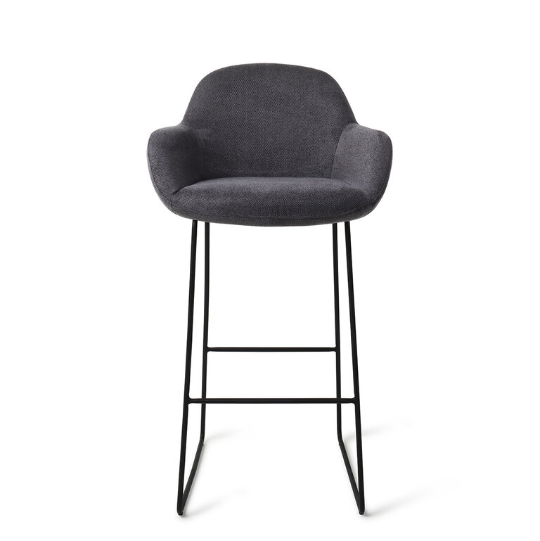 Jesper Home Kushi Black-Out Bar Chair - Slide Black (H)