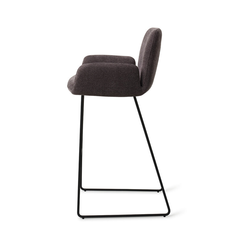 Jesper Home Misaki Almost Black Bar Chair - Slide Black (H)