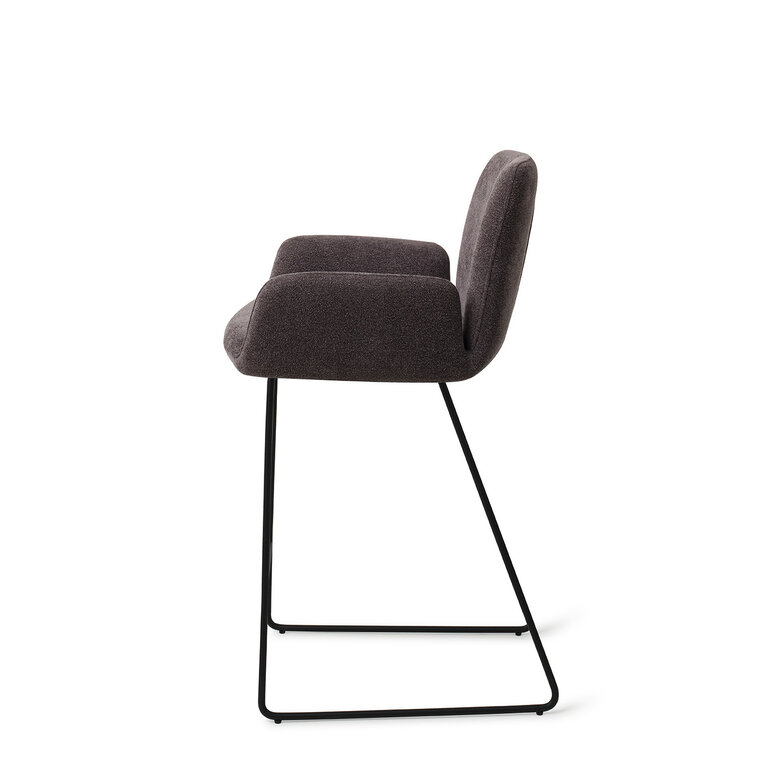 Jesper Home Misaki Almost Black Bar Chair - Slide Black (L)