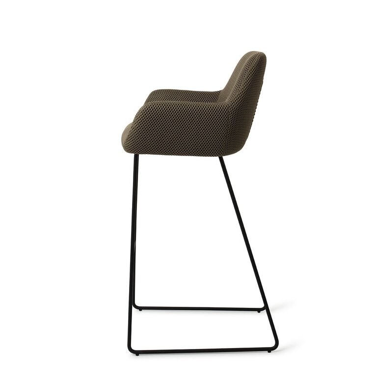 Jesper Home Hiroo Jungle Jewel Bar Chair - Slide Black (H)