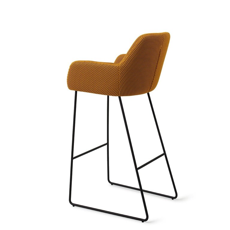 Jesper Home Hiroo Groovy Garam Bar Chair - Slide Black (H)