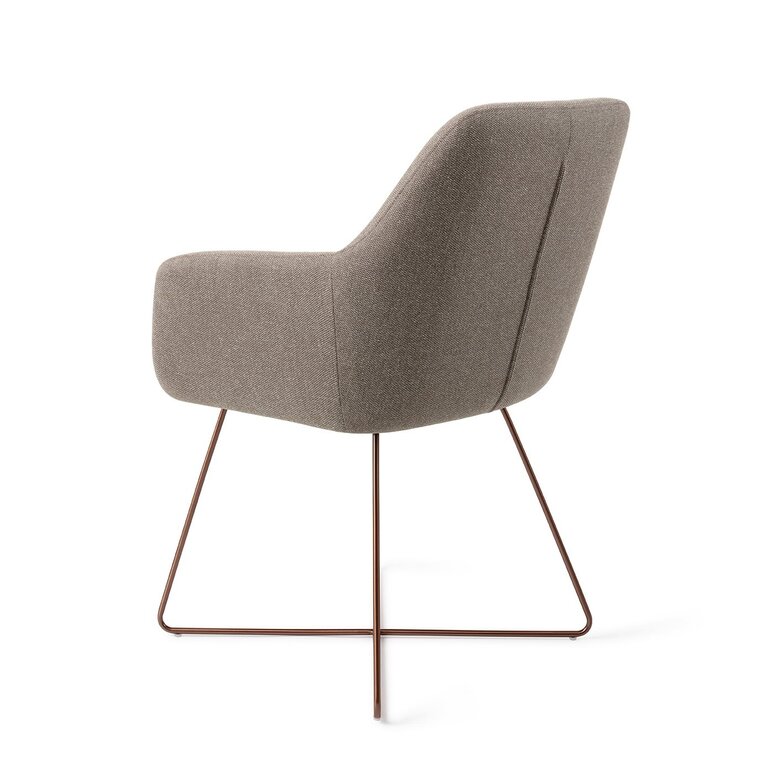 Jesper Home Hiroo Foggy Fusion Dining Chair - Cross Rose