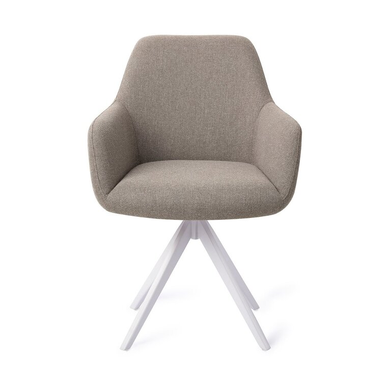 Jesper Home Hiroo Foggy Fusion Dining Chair - Turn White