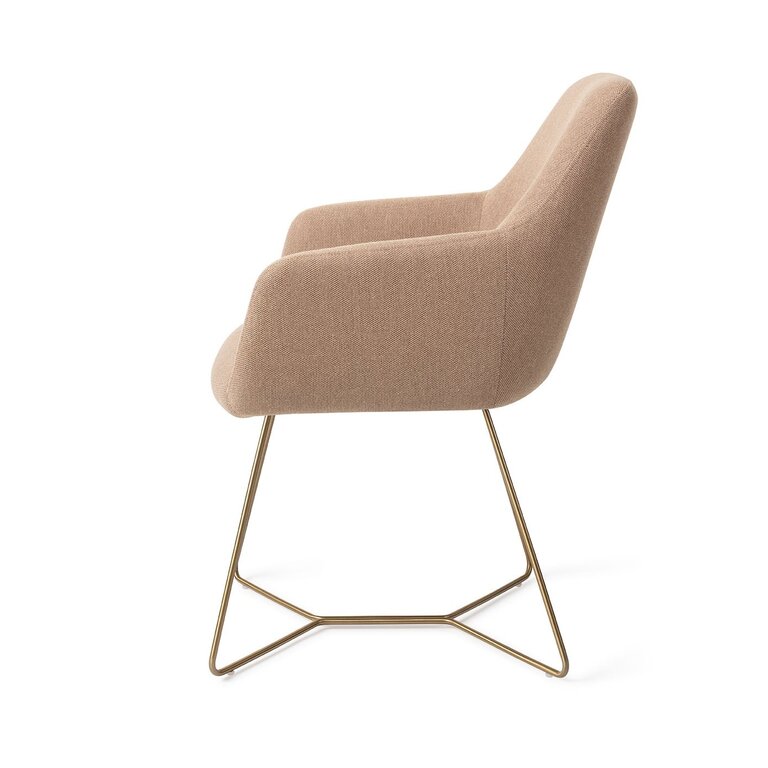 Jesper Home Hiroo Whisper Wheat Dining Chair - Beehive Gold