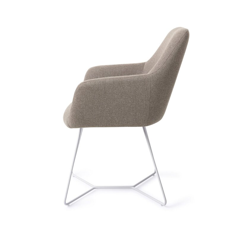 Jesper Home Hiroo Foggy Fusion Dining Chair - Beehive White