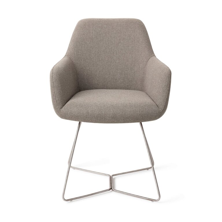 Jesper Home Hiroo Foggy Fusion Dining Chair - Beehive Steel