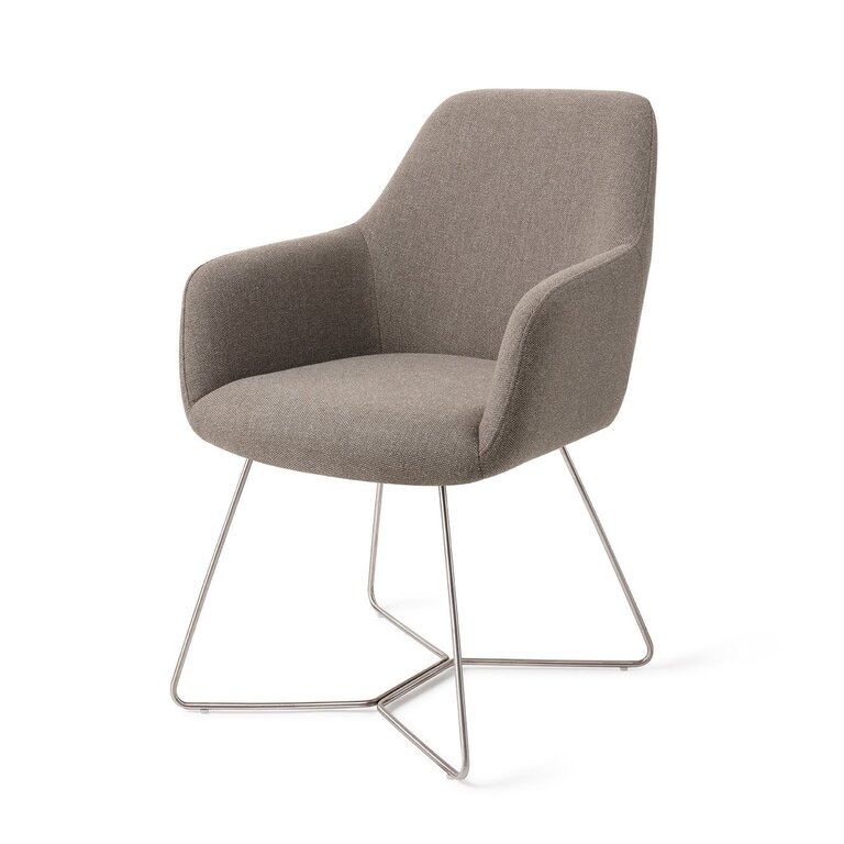 Jesper Home Hiroo Foggy Fusion Dining Chair - Beehive Steel