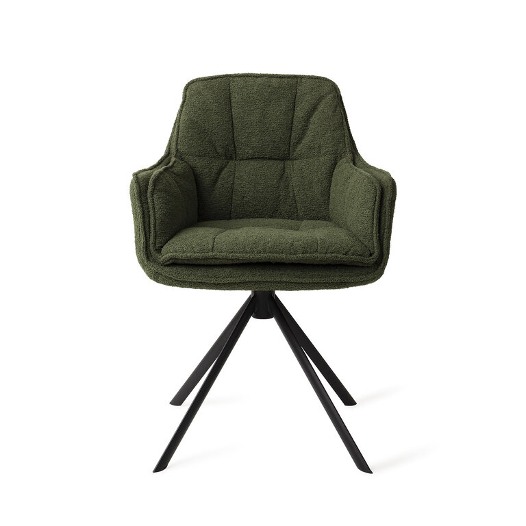 Jesper Home Akune Evergreen Esszimmerstuhl - Revolve Black