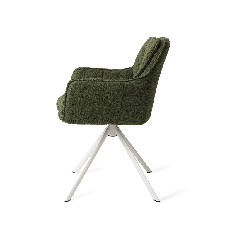 Jesper Home Akune Evergreen Dining Chair - Revolve White