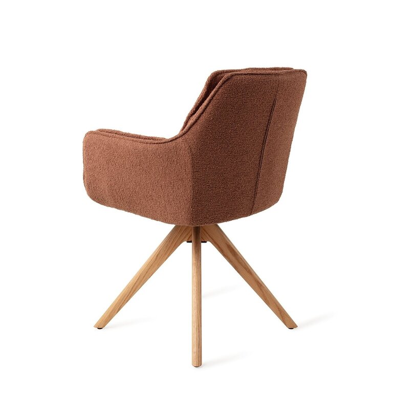 Jesper Home Akune Acajou Dining Chair - Revolve Oak Natural