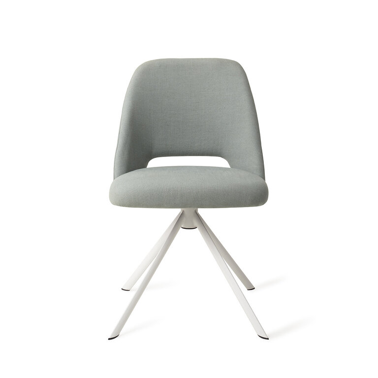Jesper Home Sasue Sure Azure Dining Chair - Revolve White