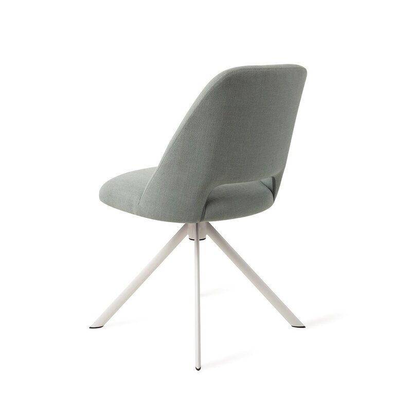 Jesper Home Sasue Sure Azure Dining Chair - Revolve White