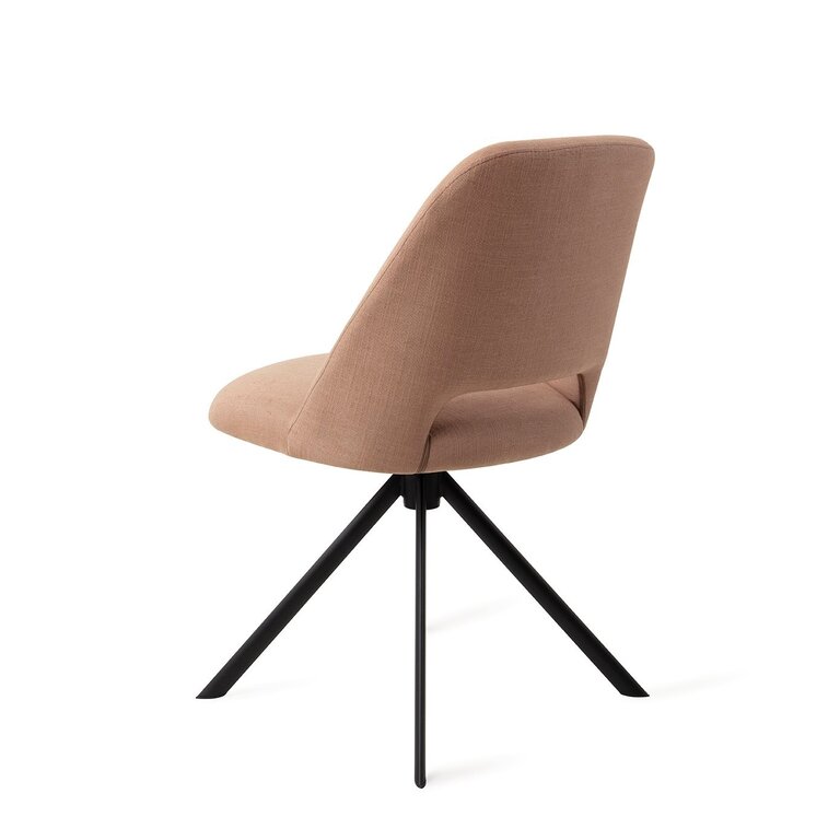 Jesper Home Sasue Luster Liver Dining Chair - Revolve Black