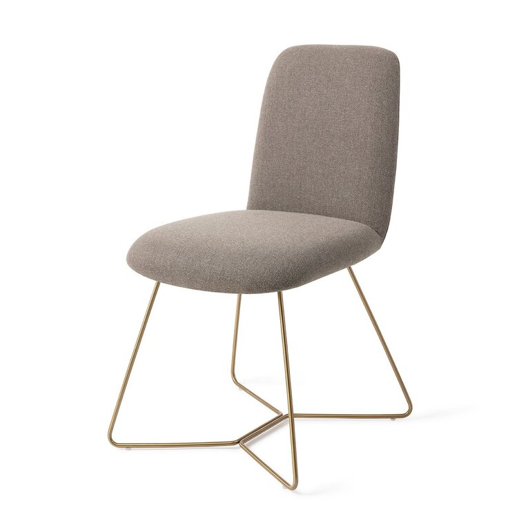 Jesper Home Taiwa Foggy Fusion Dining Chair - Beehive Gold