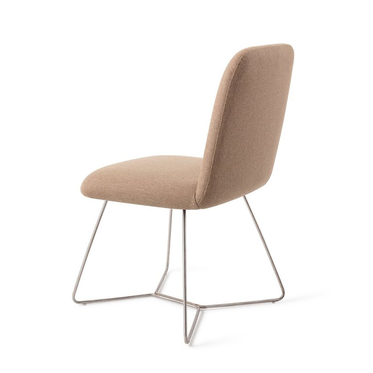 Jesper Home Taiwa Whisper Wheat Dining Chair - Beehive Steel