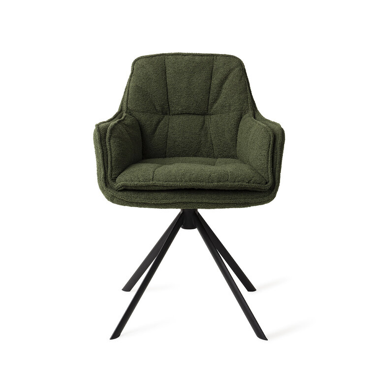 Jesper Home Akune Evergreen Dining Chair - Revolve Black