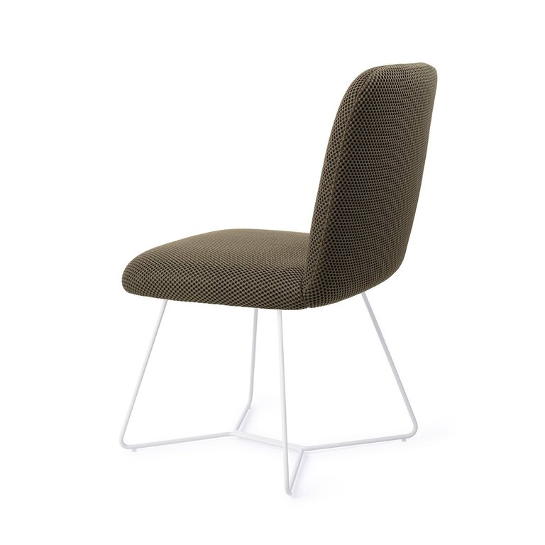 Jesper Home Taiwa Jungle Jewel Dining Chair - Beehive White