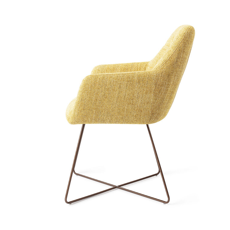 Jesper Home Noto Bumble Bee Dining Chair - Cross Rose