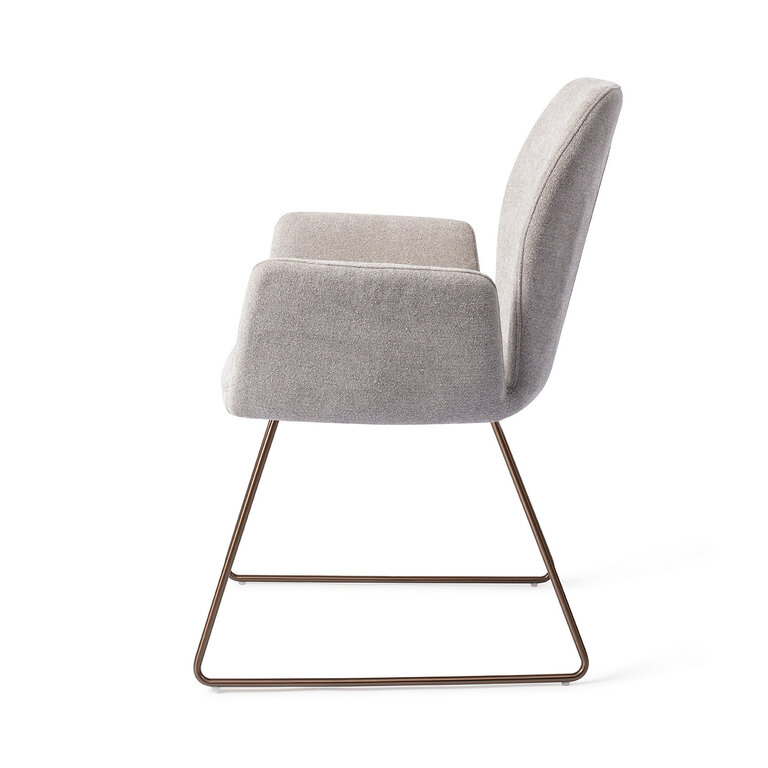 Jesper Home Misaki Pretty Plaster Dining Chair - Slide Rose