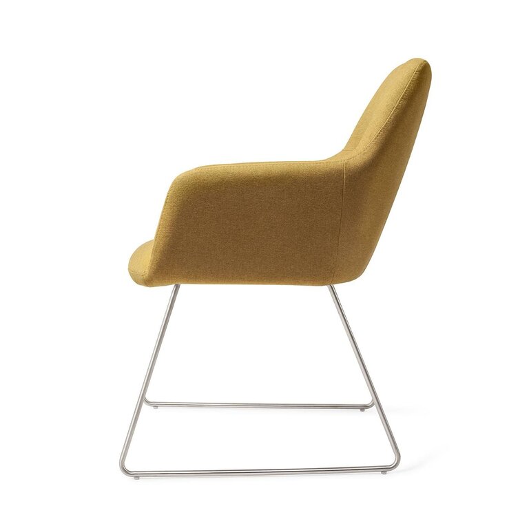 Jesper Home Kinko Dijon Dining Chair - Slide Steel