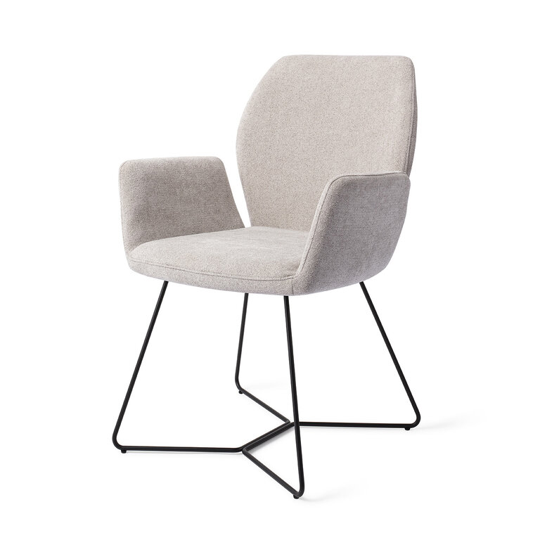 Jesper Home Misaki Pretty Plaster Dining Chair - Beehive Black