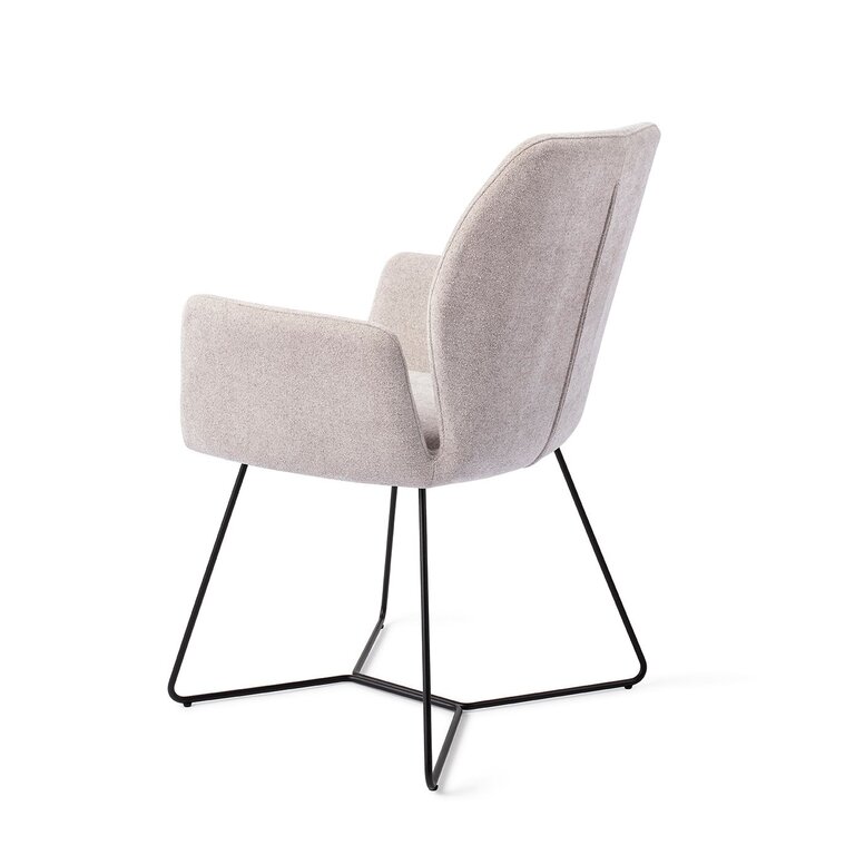 Jesper Home Misaki Pretty Plaster Dining Chair - Beehive Black