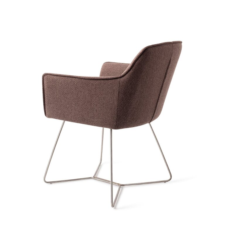 Jesper Home Hofu Potters Clay Dining Chair - Beehive Steel