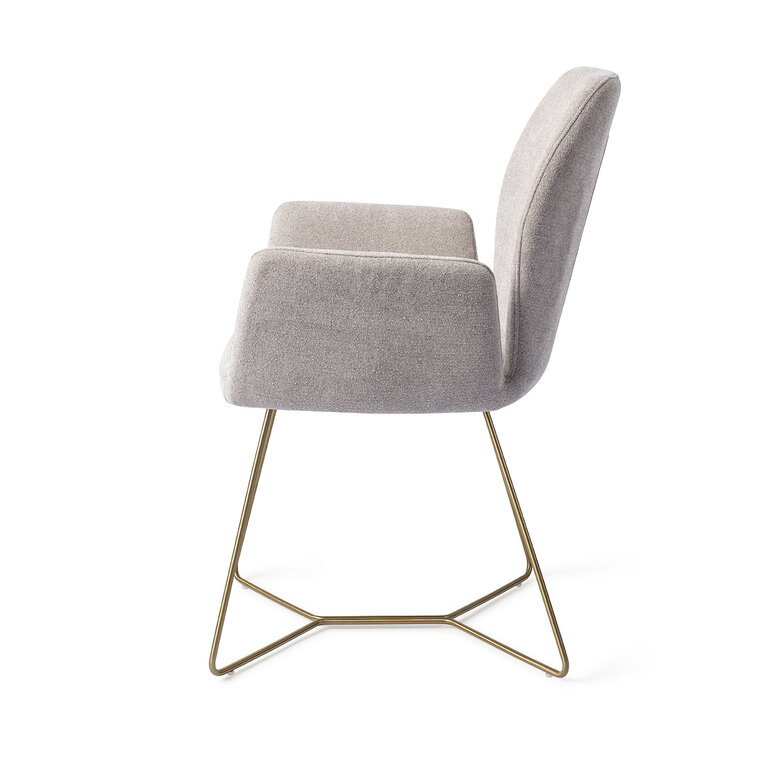 Jesper Home Misaki Pretty Plaster Eetkamerstoel - Beehive Gold