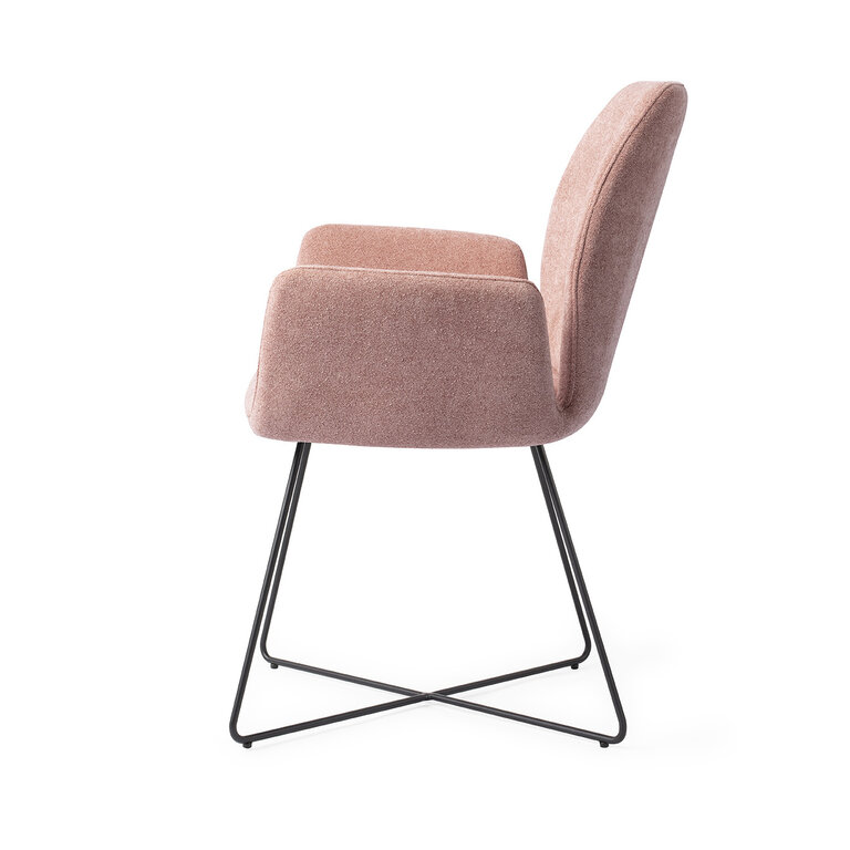 Jesper Home Misaki Anemone Dining Chair - Cross Black