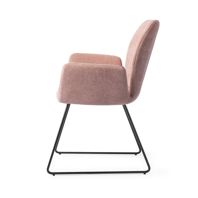 Jesper Home Misaki Anemone Dining Chair - Slide Black