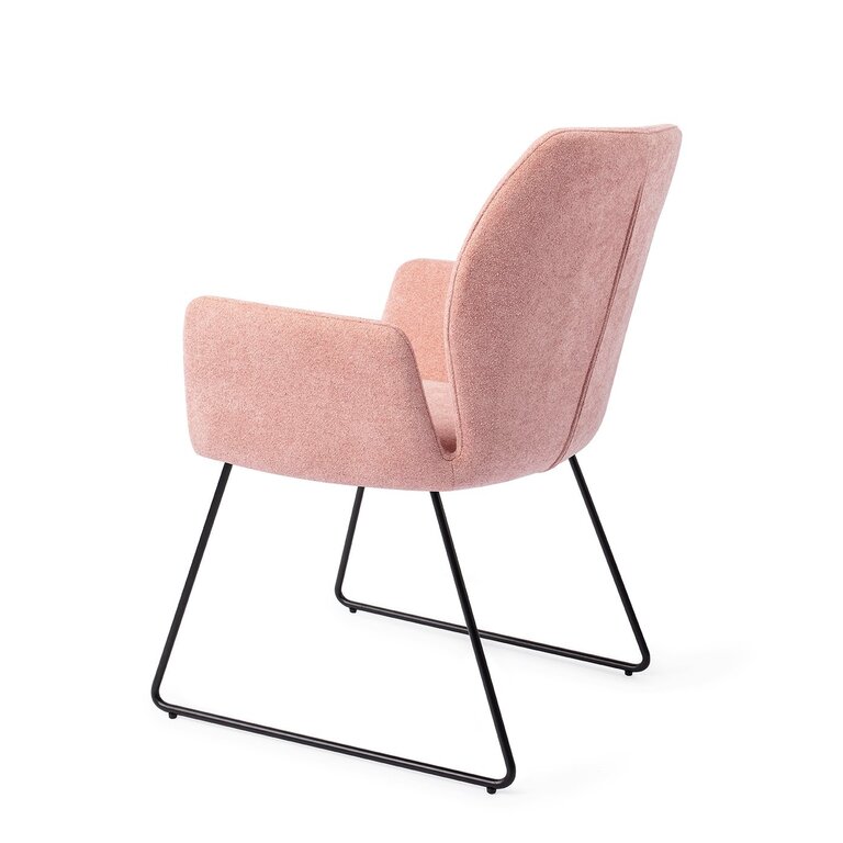 Jesper Home Misaki Anemone Dining Chair - Slide Black